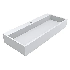 Умивальник MIRAGGIO MARES 1000 Miramarble білий матовий