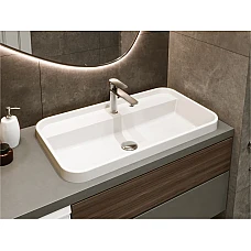 Умивальник MIRAGGIO OCEAN 700 Miramarble білий глянцевий