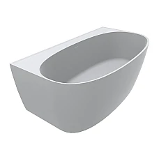 Ванна пристінна MIRAGGIO ANNA MIRASOFT 160x85 біла матова