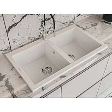 Кухонна мийка MIRAGGIO WESTEROS біла