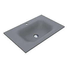 Умывальник MIRAGGIO JESSEL 700 MIRASTONE серый матовый