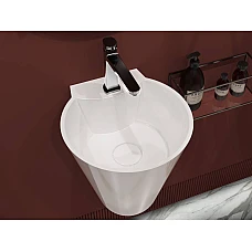 Умивальник MIRAGGIO SMART Miramarble білий глянцевий