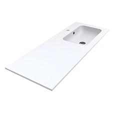 Умивальник MIRAGGIO DELLA 1200 R MIRASOFT білий матовий