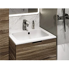 Умивальник MIRAGGIO DELLA 500 Miramarble білий глянцевий