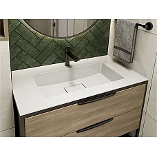 Умивальник MIRAGGIO ERICA 900 Miramarble білий глянцевий