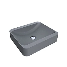Умывальник MIRAGGIO GENEVA MIRASTONE серый матовый