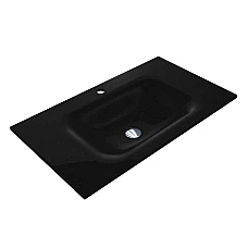 Умывальник MIRAGGIO JESSEL 800 MIRASTONE черный матовый