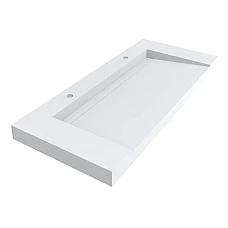 Умывальник MIRAGGIO OLMOS 1200 Miramarble белый матовый