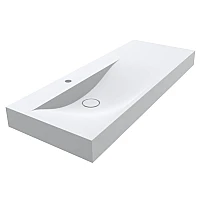 Умивальник MIRAGGIO VIOLA 1200 L Miramarble білий матовий