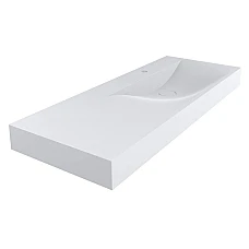 Умивальник MIRAGGIO VIOLA 1200 R Miramarble білий матовий