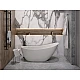 Ванна окремостояча MIRAGGIO MARINA Miramarble 174x72 біла глянцева
