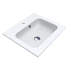 Умивальник MIRAGGIO DELLA 500 MIRASOFT білий матовий