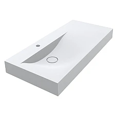 Умивальник MIRAGGIO VIOLA 1000 L MIRASOFT білий матовий