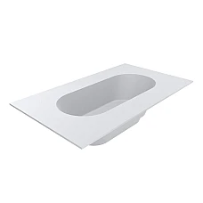 Ванна окремостояча MIRAGGIO LAYLA MIRASOFT 240x140 біла матова