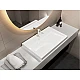 Умивальник MIRAGGIO AGNESS 750 Miramarble білий глянцевий