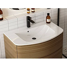 Умивальник MIRAGGIO DEA 800 Miramarble білий глянцевий