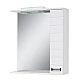 Шафа дзеркальна Mirater Бостон 75х60х17 Біла правостороння