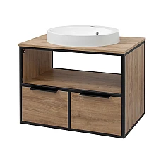 Тумба підвісна Mirater Dallas з умивальником 80