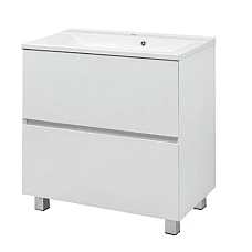 Тумба підлогова Mirater Etna з умивальником 80 Біла