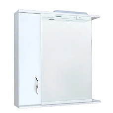 Шафа дзеркальна Mirater Hvilya 75х60х24 Біла ліва