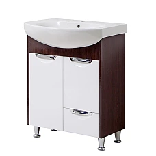 Тумба підлогова Mirater Лора з умивальником Проксі 82х60х43 Венге