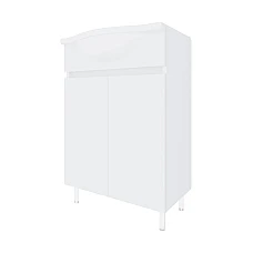 Тумба напольная Mirater Mira с умывальником 82х50х31 Белая