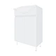 Тумба напольная Mirater Mira с умывальником 82х50х31 Белая