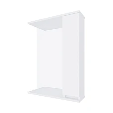 Шафа дзеркальна Mirater Mira 74х60х17 Біла права