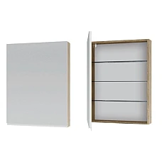 Шафа дзеркальна Mirater Prio 60х80 Біла права