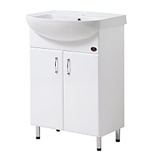 Тумба напольная Mirater Pryama с умывальником 82х55х32 Белая