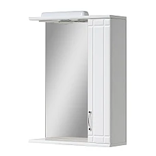 Шафа дзеркальна Mirater Pryama 75х60х17 Біла права