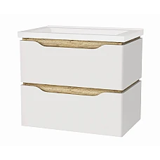 Тумба підвісна Mirater Sacramento з умивальником 60 Біла