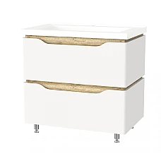 Тумба підлогова Mirater Sacramento з умивальником 90 Біла