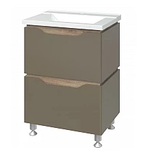 Тумба підлогова Mirater Sacramento з умивальником 80 Оливковий