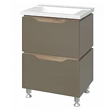 Тумба підлогова Mirater Sacramento з умивальником 90 Оливковий