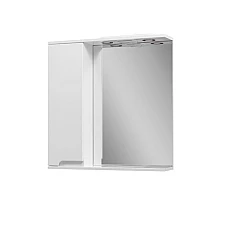 Шафа дзеркальна Mirater Верона 75х60х17 Біла ліва