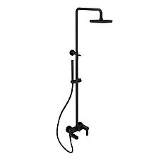 Чорна душова система Paffoni Blu ZCOL632NO