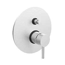 Змішувач для душу на 2 споживача Paffoni Light LIG015ST сталь