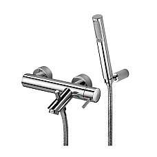 Змішувач для ванни з перемикачем у комплекті Paffoni Light LIG023CR хром