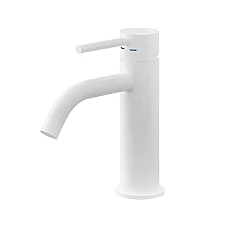 Змішувач для умивальника без донного клапана Paffoni Light LIG071BO білий