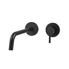 Чорний змішувач для умивальника Paffoni Light 248 LIG106NO70