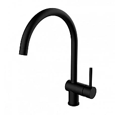 Чорний змішувач для кухні Paffoni Light LIG280NO