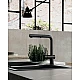 Черный смеситель для кухни Paffoni Light LIG285NO-MET