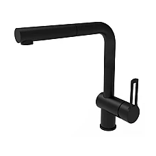 Чорний змішувач для кухні з витяжним виливом Paffoni Ringo RIN185NO