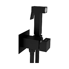 Черный гигиенический душ Paffoni Tweet Square Mix ZDUP112NO