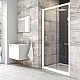 Душові двері Ravak Blix BLDP2-120 0PVG0100Z1 білий TRANSPARENT