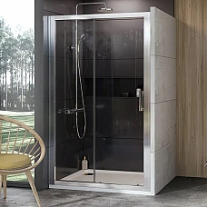 Душевые двери Ravak 10° 10DP2 0ZVD0C00Z1 полированный алюминий TRANSPARENT