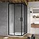 Душова кабіна Ravak Blix Slim BLSRV2-90 X1LM70300Z1 чорний TRANSPARENT
