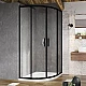 Душова кабіна Ravak Blix Slim BLSCP4-80 X3BM40300Z1 чорний TRANSPARENT