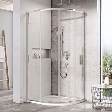 Душевая кабина Ravak Blix Slim BLSCP4-80 X3BM40C00Z1 полированный алюминий TRANSPARENT